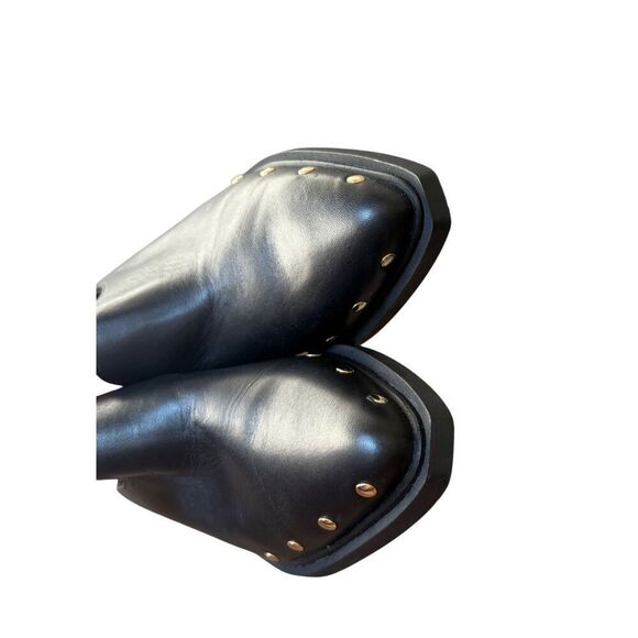 ALOHAS Anthropologie Lorenzo Leather Mules size 40 US 9 9.5 Black - Picture 11 of 11